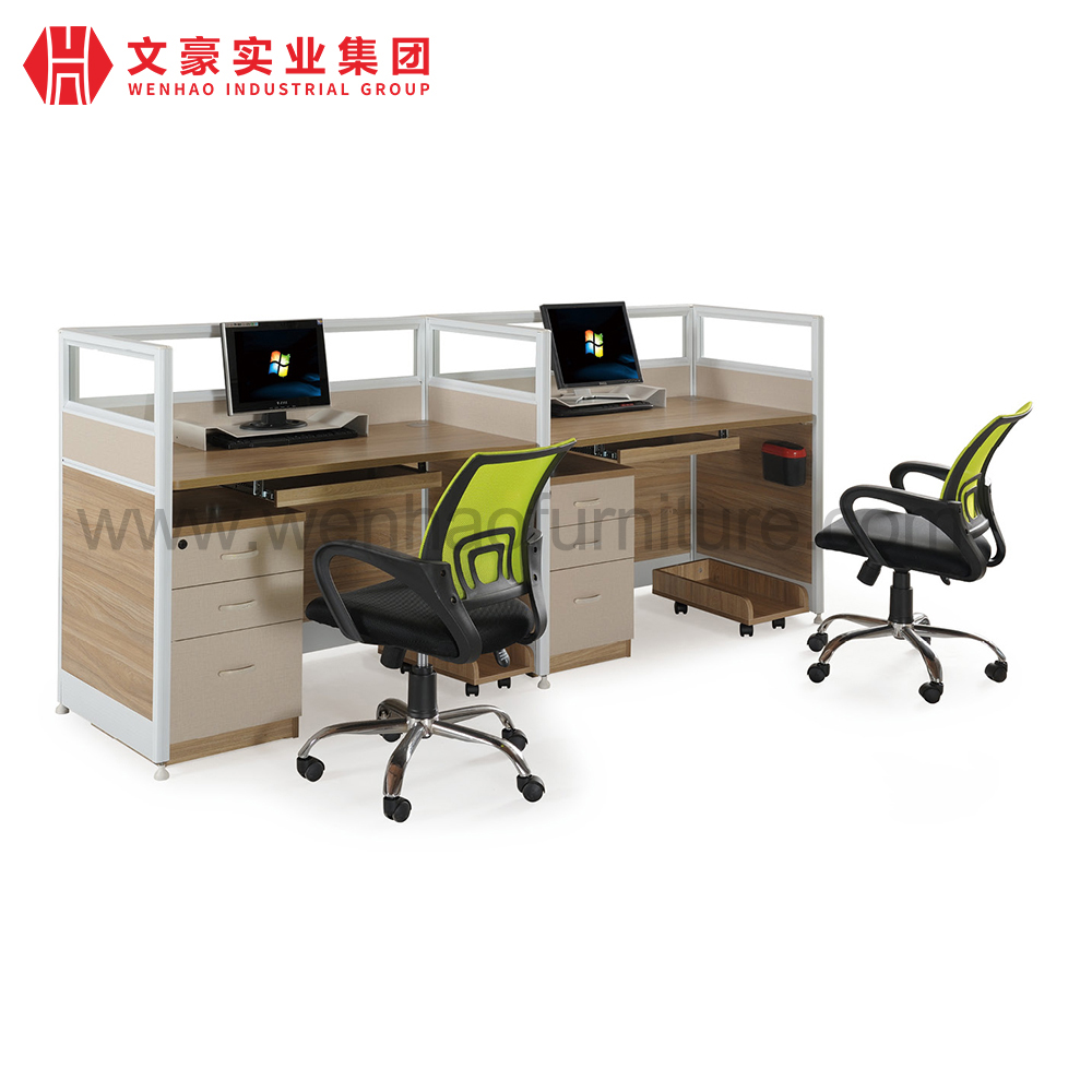Cubículos de estação de trabalho com partição de escritório para computador de mesa modular de estúdio móvel