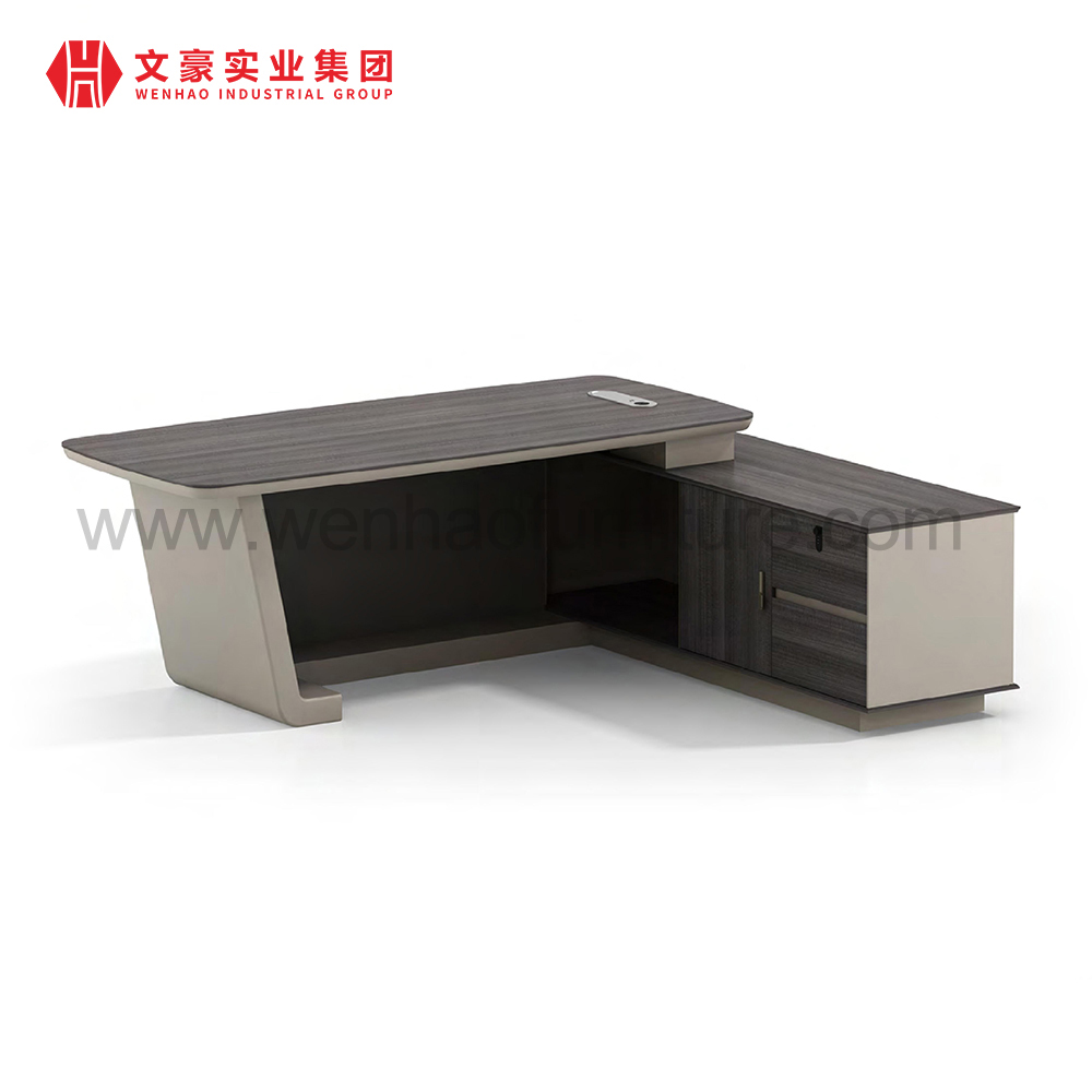 Gerente de mesa de móveis de escritório Design de mesa de escritório Design de mesa de chefe executivo
