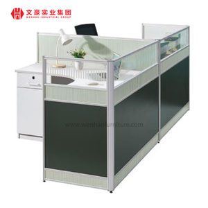 Altura modular qualidade design de interiores escrevendo cubículos de mesa de computador divisória de estação de trabalho de escritório para 6 pessoas