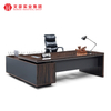 Foshan Fabricação Mesa de escritório de luxo em forma de L Mesa executiva Ceo Mesa de escritório