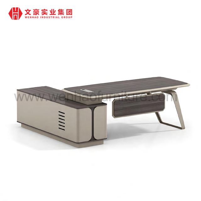 Mesa de escritório moderna, mais recente, design de mesa, ceo, chefe, alta tecnologia, executivo, mesa em forma de l, móveis de escritório