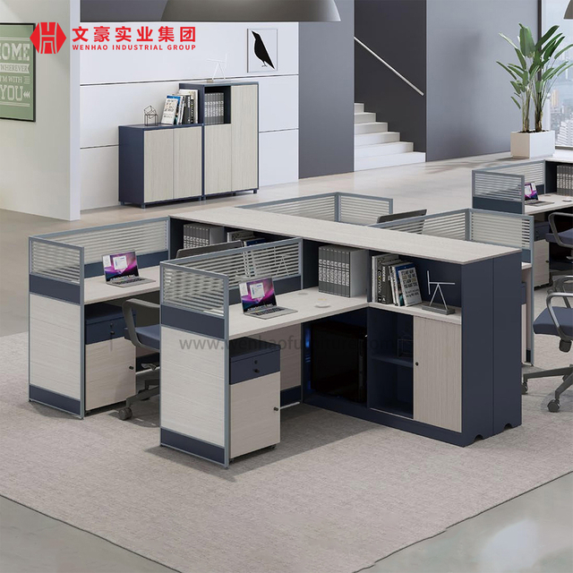 Mesa de estação de trabalho modular móvel de alta qualidade Mobiliário de escritório Partição de escritório para computador