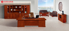 Estilo chinês mobiliário de escritório moda chefe mesa luxo taipan com gabinete lateral removível mesa do gerente