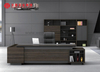 Mesa de escritório Boss em forma de L Mesa executiva Boss Design CEO Gerente Móveis de escritório