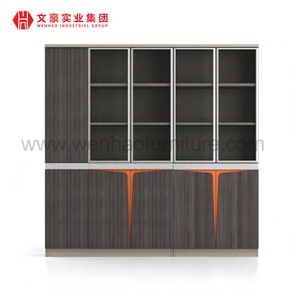 Unidade de mesa de estantes Prateleiras de móveis de escritório Mesa de gerente de móveis modernos para móveis de madeira de escritório