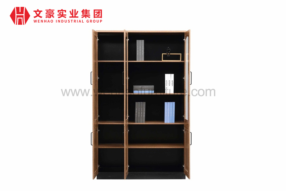 Variedade de madeira Armário de escritório Estante de livros Armário modular Estante de escritório Armário de exibição