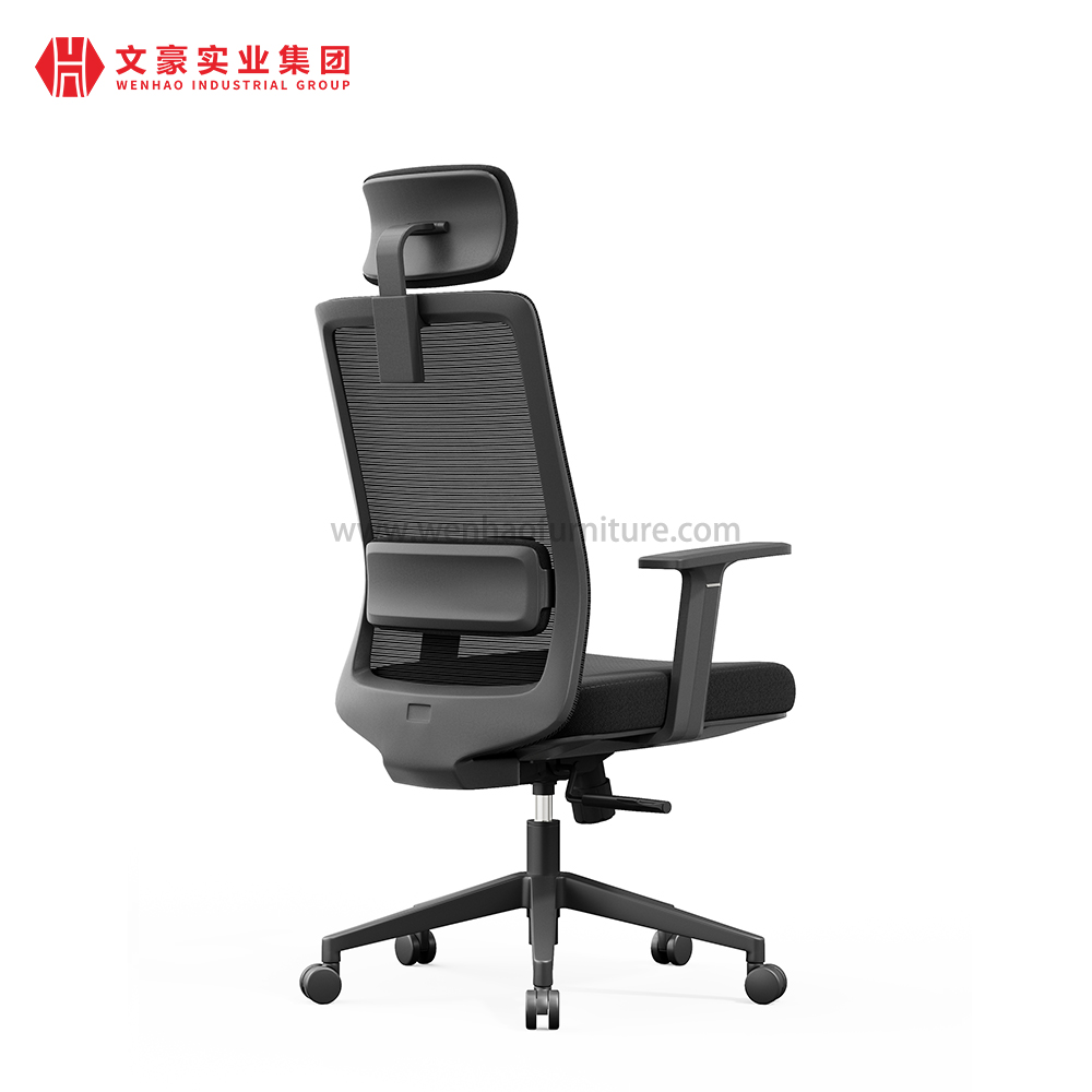 Mobiliário de escritório Foshan Cadeira de escritório ergonômica moderna de malha giratória executiva confortável cadeiras traseiras altas para escritório