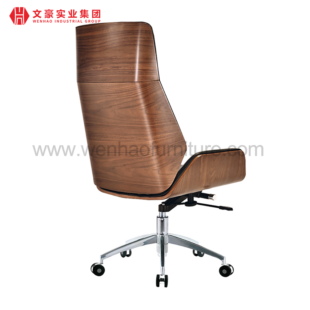 Cadeira de escritório de couro laranja e branco fornecedor de cadeiras de mesa estofadas giratórias de luxo na China